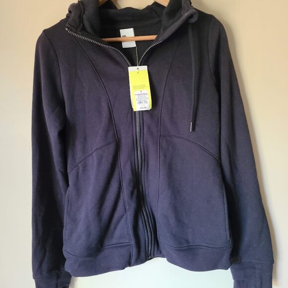 All In Motion Full Zip Core Fleece Hoodie, Size S, Black - Picture 1 of 3